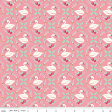 Load image into Gallery viewer, Handmade Placemat Or Table Runner Swan Serenade Odette Peony
