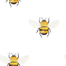 Load image into Gallery viewer, Handmade Valance or Curtain Panel Sunflower Garden Bees White
