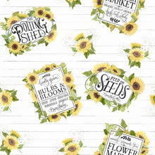 Load image into Gallery viewer, Handmade Valance or Curtain Panel Sunflower Garden Signs
