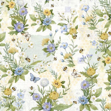 Load image into Gallery viewer, Handmade Valance or Curtain Panel SW Sweet As Can Bee Floral Multi

