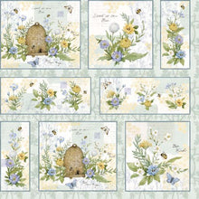 Load image into Gallery viewer, Handmade Valance or Curtain Panel Sweet As Can Bee Patch
