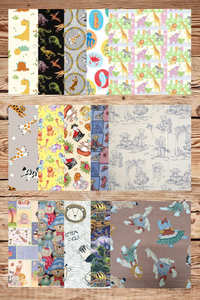 Assorted Nursery Fabric - 1 lb Scrap Bundle