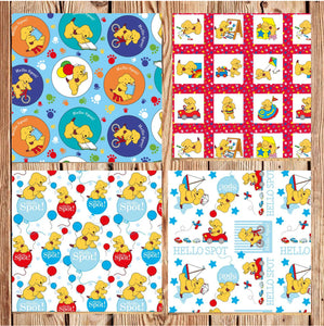 4 Half Yards  -Assorted Spot Fat Half Yard Bundle