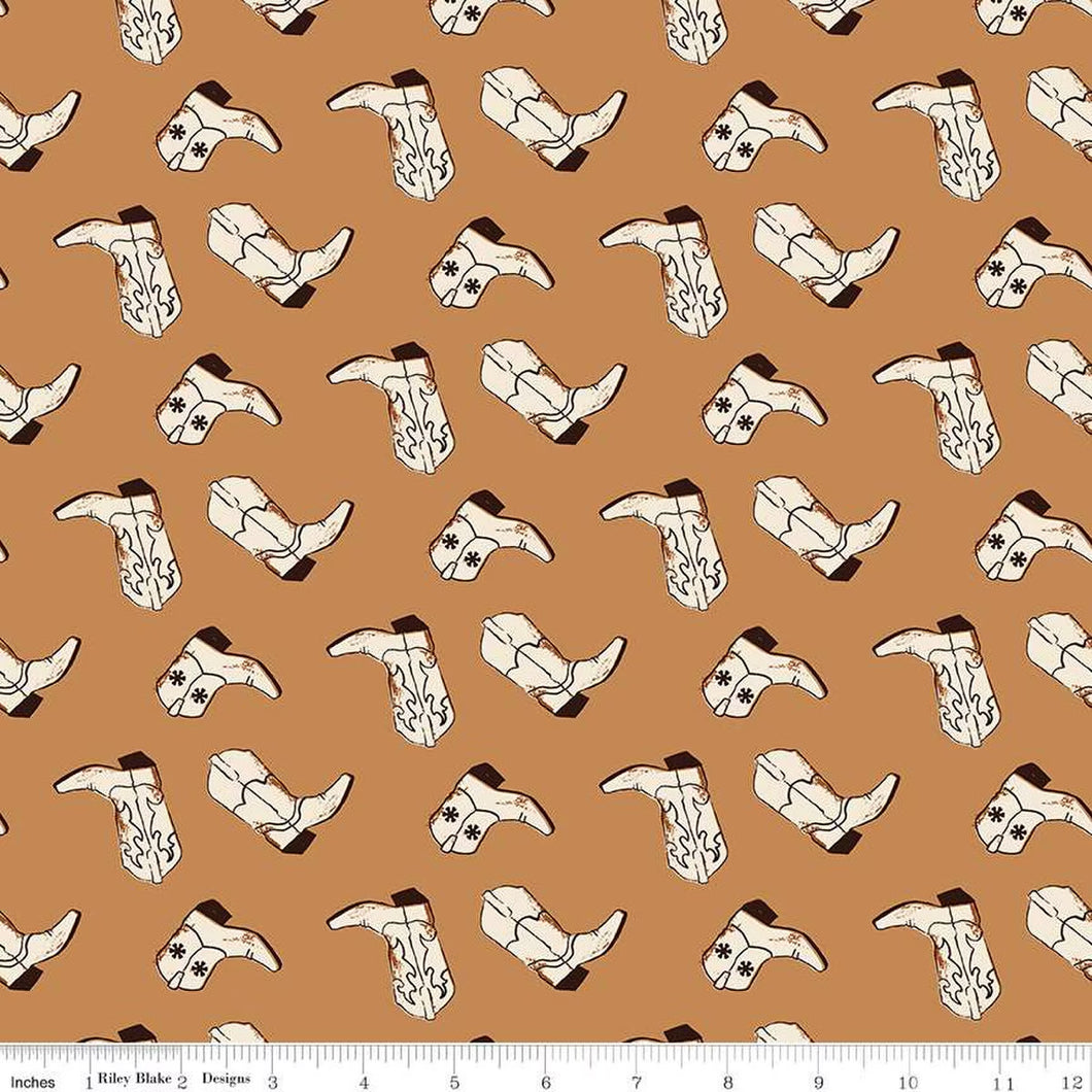 Wild Rose Boots Sienna Cotton Fabric