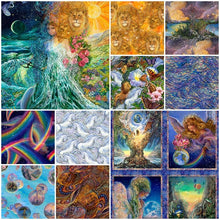 Load image into Gallery viewer, World of Wonder by 3 Wishes Flat Fold Assortment 60 Yard Bundle Cotton Fabric
