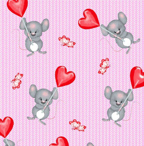 Handmade Blanket, Burp Rag/ Security Blanket, and Bib Love Mouse