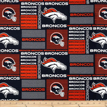 Load image into Gallery viewer, Handmade Placemat Or Table Runner Broncos Patch
