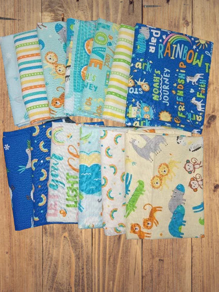 13 Half Yards  -Assorted Noah's Journey Half Yard Bundle
