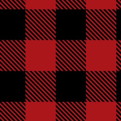 North of Ordinary Buffalo Plaid Red Fleece Fabric