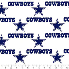 Load image into Gallery viewer, Handmade Placemat Or Table Runner Cowboys White
