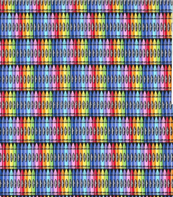 Handmade Placemat Or Table Runner Rainbow Crayons Novelty