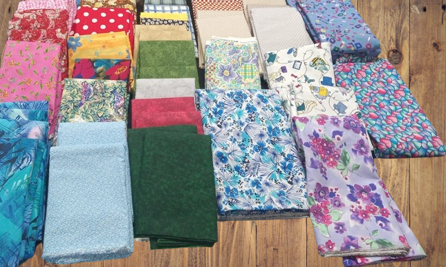 Assorted Cotton Fabric - 5 lb Bundle