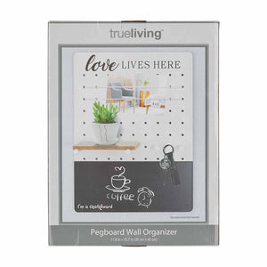 True Living Pegboard Wall Organizer, Assorted