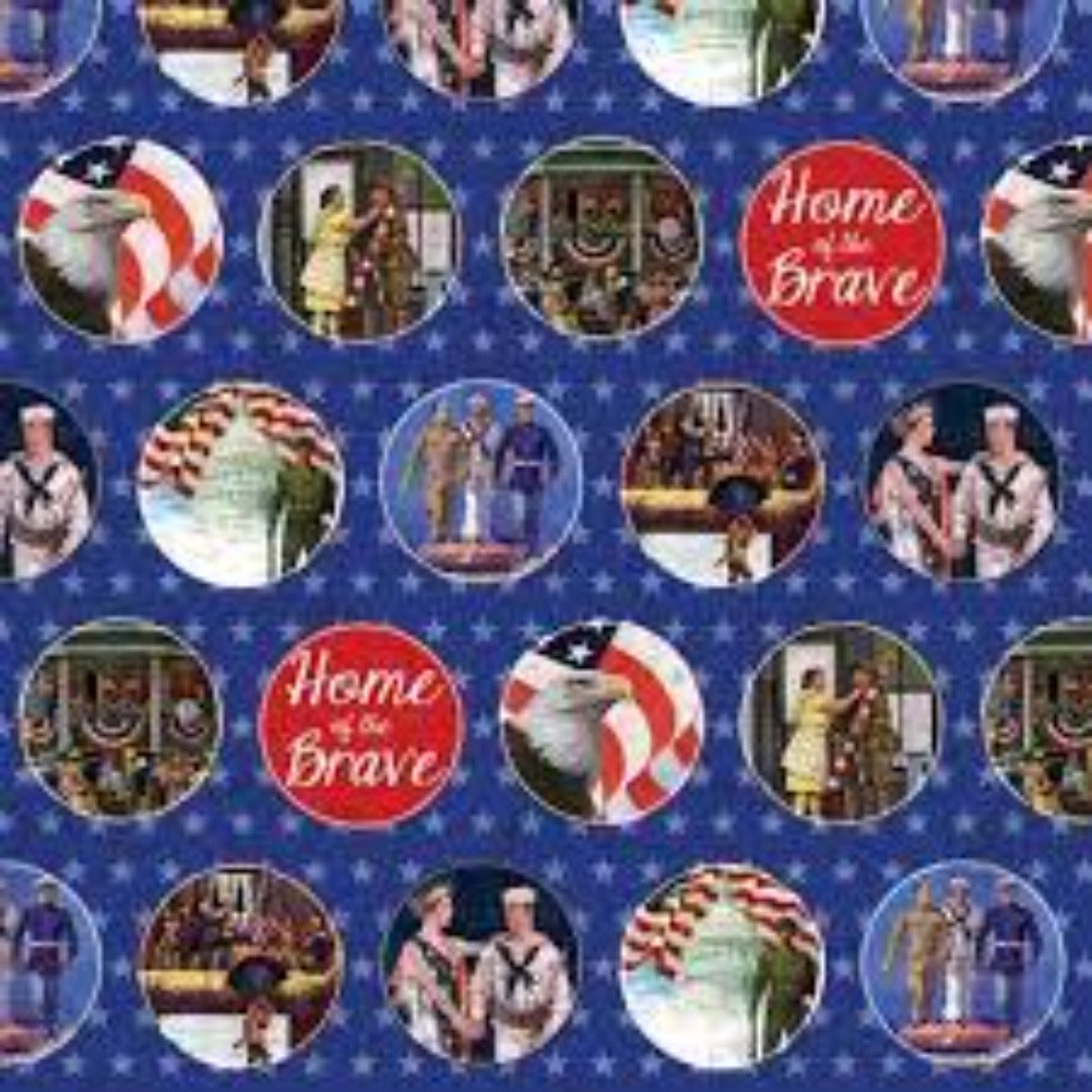 Sep Home of the Brave Cotton Fabric