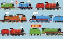 Load image into Gallery viewer, Thomas the Train All Aboard 18 Fat Quarters &amp; 1 Panel Bundle
