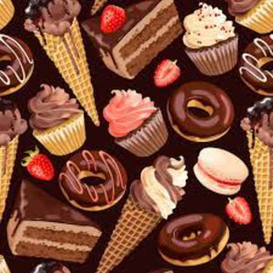 Sweet Treats Allover Cotton Fabric