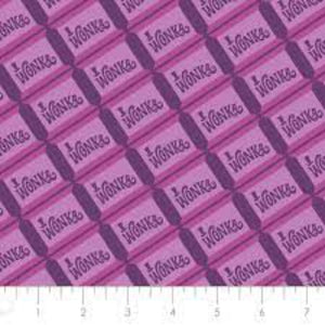 Willy Wonka Chocolate Cotton Fabric