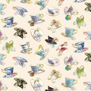 Handmade Placemat Or Table Runner Fancy Tea CREAM