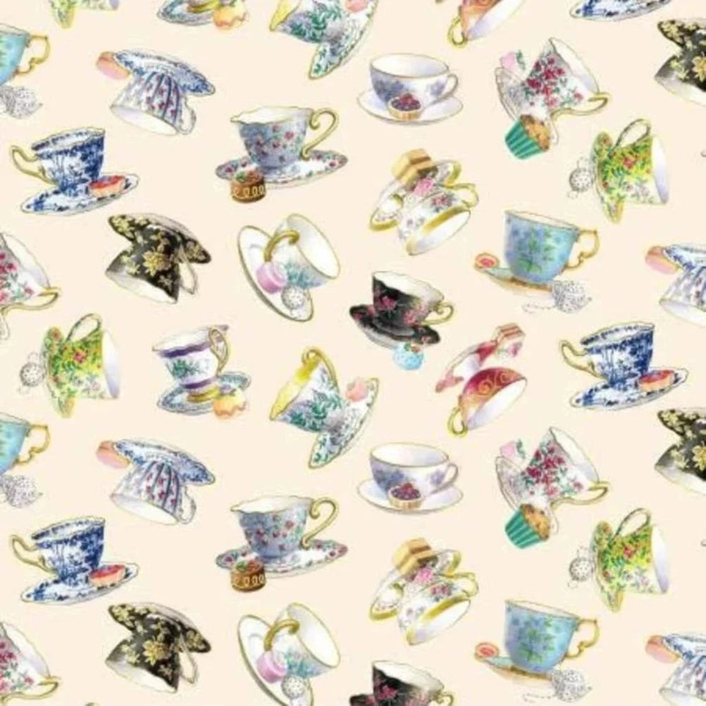 Handmade Placemat Or Table Runner Fancy Tea CREAM