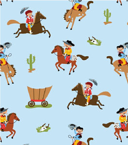 Handmade Placemat Or Table Runner Howdy Pard'ner Blue