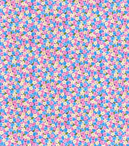Multicolored Floral Keepsake Calico Cotton Fabric