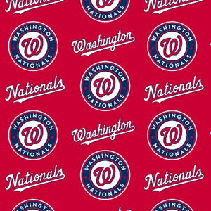 Nationals Fleece Fabric
