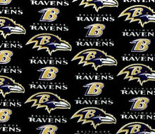 Load image into Gallery viewer, Handmade Valance or Curtain Panel Ravens
