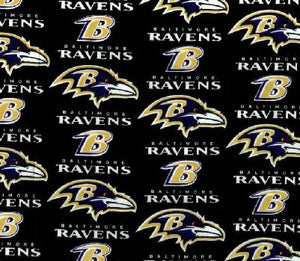 Handmade Valance or Curtain Panel Ravens
