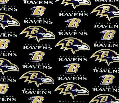Handmade Valance or Curtain Panel Ravens