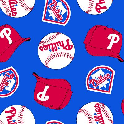Phillies Fleece Fabric