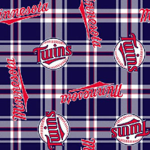 Twins Plaid Fleece Fabric