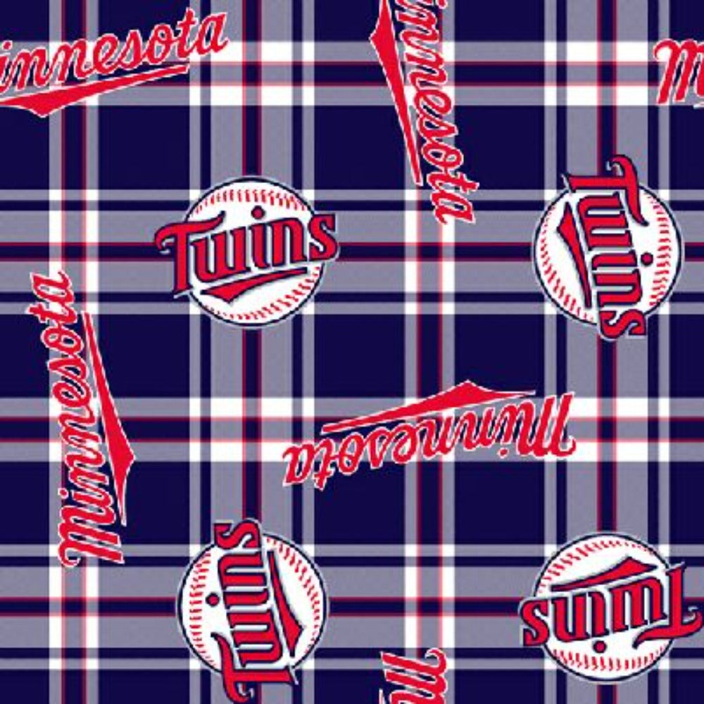 Twins Plaid Fleece Fabric