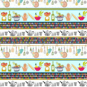 Handmade Placemat Or Table Runner What's Cookin' Stripe