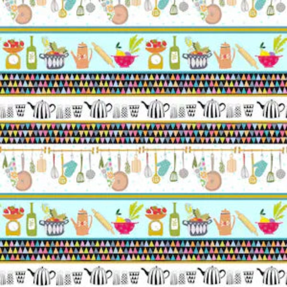 Handmade Placemat Or Table Runner What's Cookin' Stripe