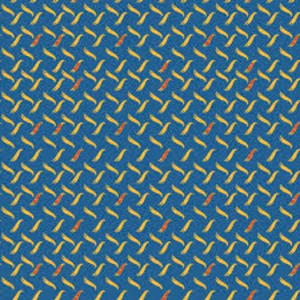 Hot Wheels Classic Metal Plate Blue Cotton Fabric