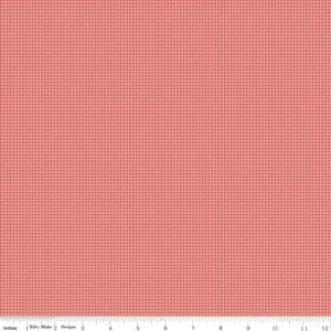 Anne of Green Gables Gingham Red Cotton Fabric