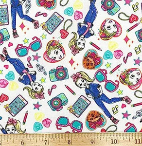 Jojo Tech Toss Cotton Fabric by the Bolt