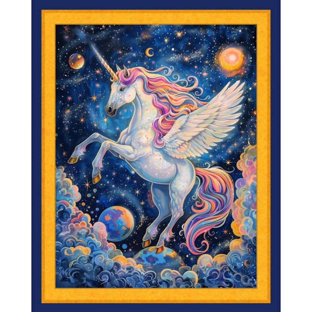 Unicorn Stardust Cotton Panel