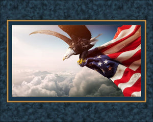 Flight of Freedom Panel Cotton Fabric