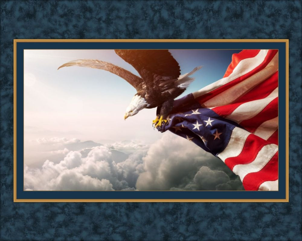 Flight of Freedom Panel Cotton Fabric