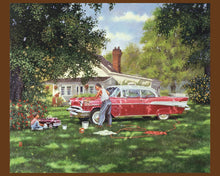 Load image into Gallery viewer, Handmade Tapestry &quot;Wash Me Classic Car”
