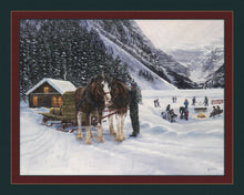 Load image into Gallery viewer, Handmade Tapestry &quot;Western Magic at Lake Louise”
