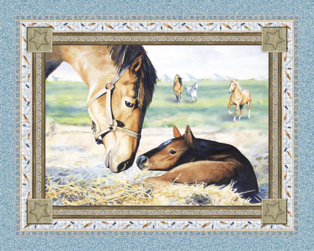 Natures Gift Wallhanging Panel Cotton Fabric