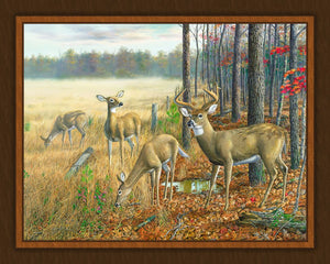A Brand New Day Deer Panel Cotton Fabric