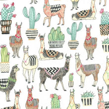 Load image into Gallery viewer, Handmade Placemat Or Table Runner Lovely Llamas
