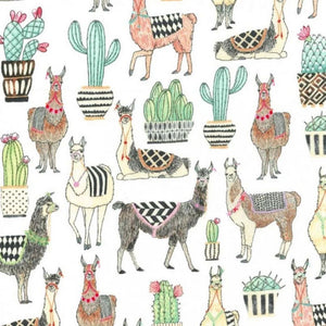 Handmade Placemat Or Table Runner Lovely Llamas