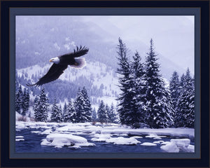 Free Flight Eagle Panel Cotton Fabric