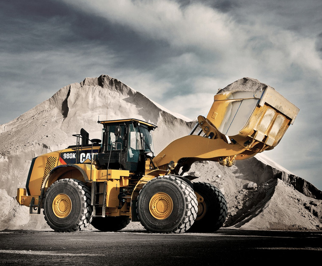 CAT® Front Loader Panel Cotton Fabric