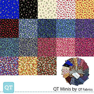 QT Minis Fat Quarter Bundle 18 Pcs by QT Fabrics
