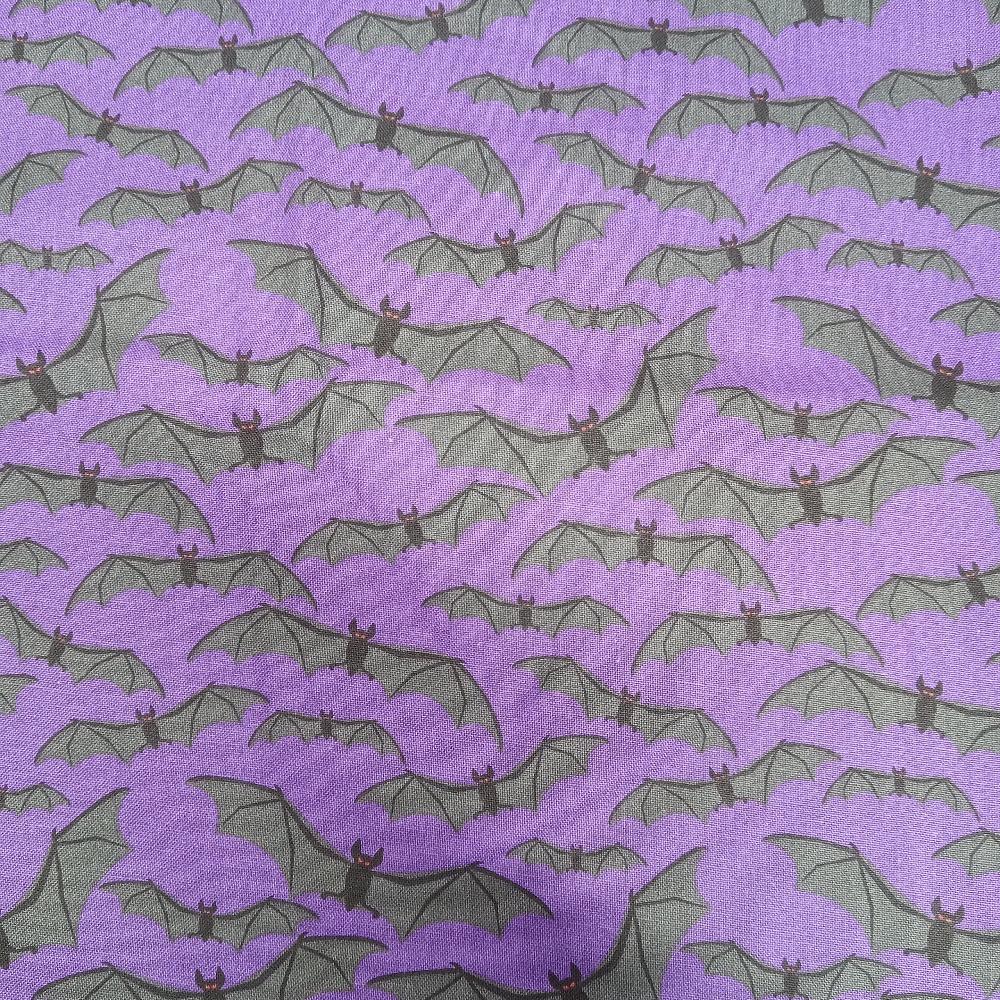 Halloween Bats Cotton Fabric